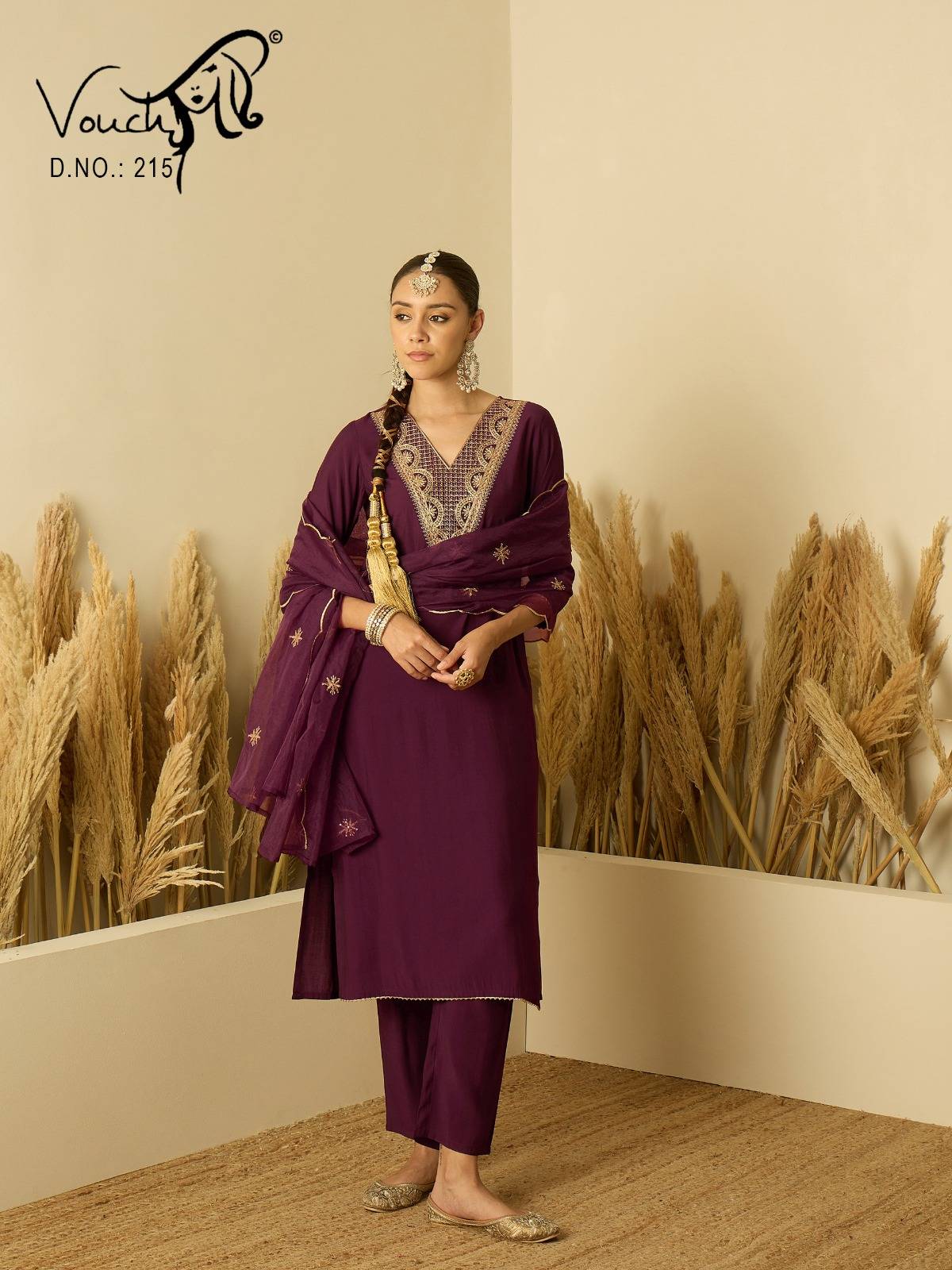 Roman silk BY VOUCH 213 to 254 series Stylish Fancy Colorful party weat dresses At Wholesale Price